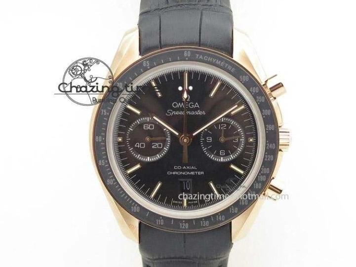 0516 Speedmaster Racing Master SS HKF Best Edition White Black Dial on Black Rubber Strap A Effortless 7813